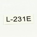 Páska Supvan L-231E biela/čierny tlač, 12 mm
