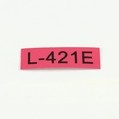 Páska Supvan L-421E červená/čierny tlač, 9 mm