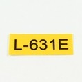 Páska Supvan L-631E žltá/čierny tlač, 12 mm
