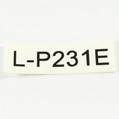 Páska Supvan L-P231E biela/čierny tlač, 12 mm, silné lepidlo