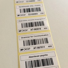 Papierový štítok 53x30 mm – cena 0,009 EUR