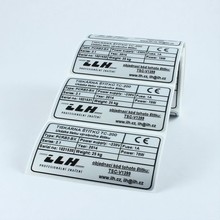 Výrobné štítky 70x40 mm – cena 0,05 EUR