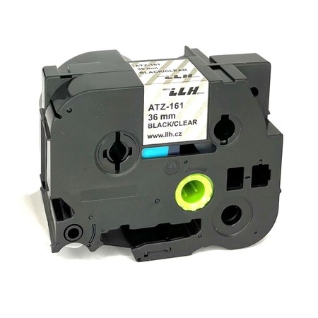 Páska ATZ-161 priehľadná/čierny tlač, 36 mm 