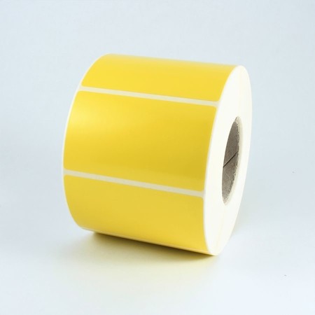 Plastové štítky 70x40 mm žlté, 1000 ks