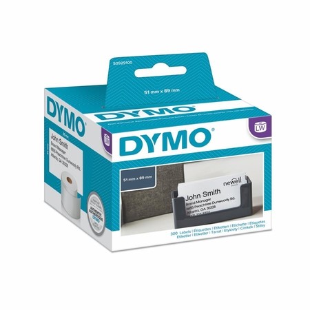 Papierové štítky Dymo S0929100, 89x51 mm, bez lepidla, 300 ks