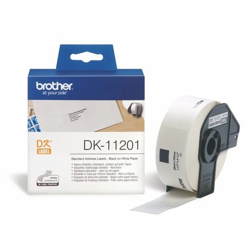 Papierové štítky Brother DK11201, 29x90 mm, 400 ks
