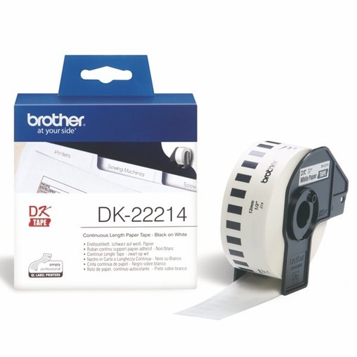 Papierová rolka Brotehr DK22214, šírka 12 mm