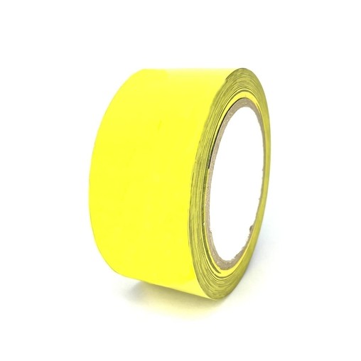 Podlahová páska TMF01 žltá 50 mm, dĺžka 30 m